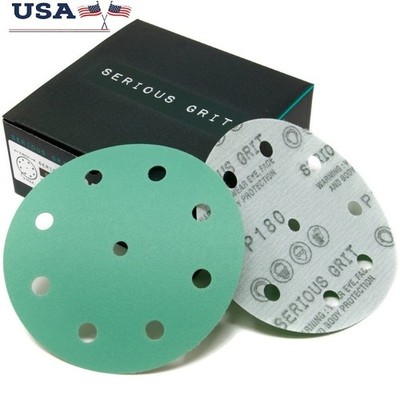 5 Inch 180 Grit Hook Loop Sanding Discs Festool Sanders Dust Free Finish New