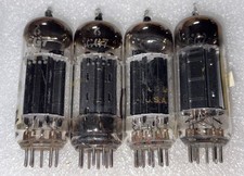 CBS 6CG7 6FQ7 Black Plate O-Getter Vacuum Tub...
