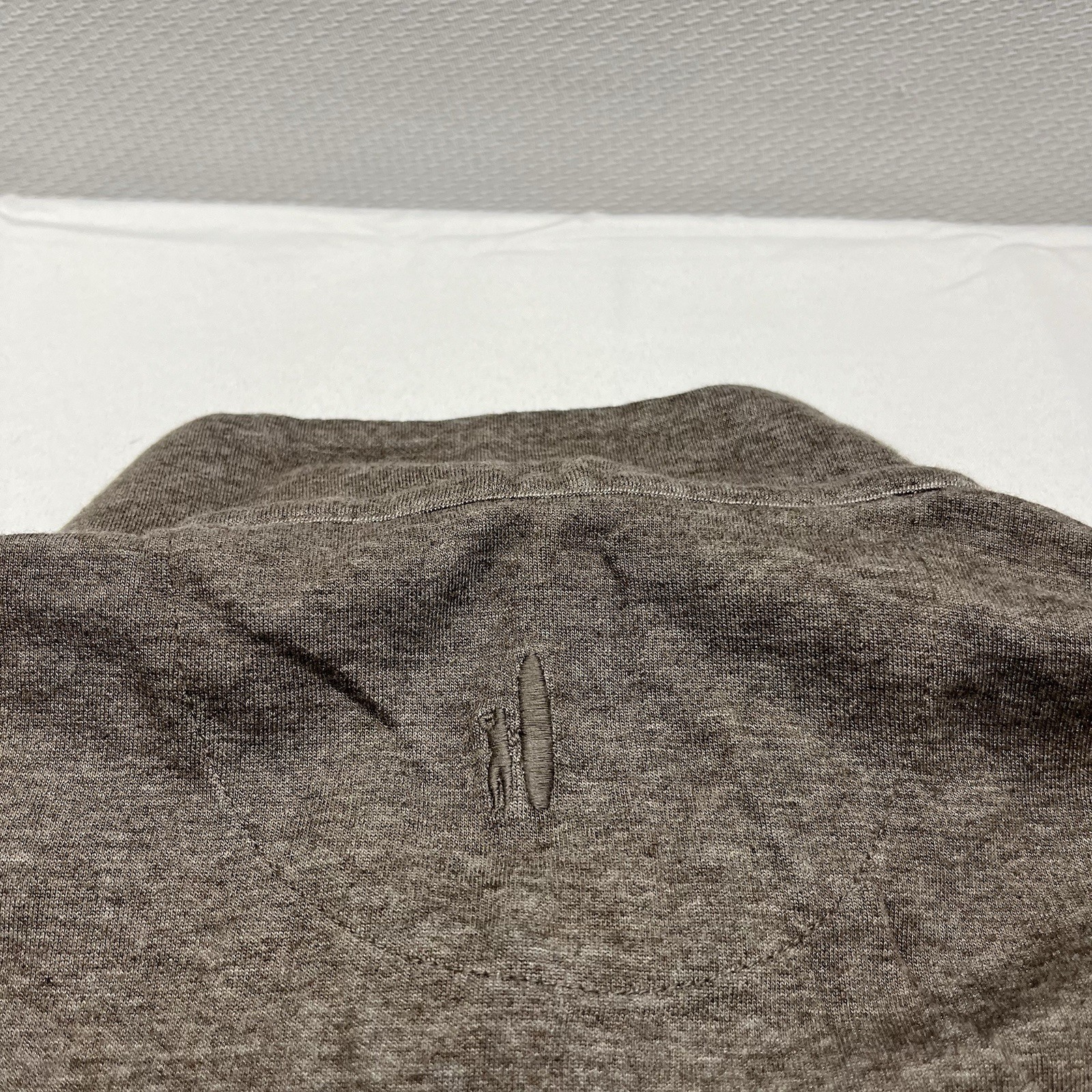 Johnnie-o Sully Solid Brown 1/4 Zip Pullover Men'… - image 7