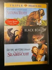 National Velvet / Black Beauty / the Story of Seabiscuit (DVD) Brand New Sealed 