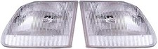 1590140 Front Driver and Passenger Side Headlight Assembly Kit Compatible