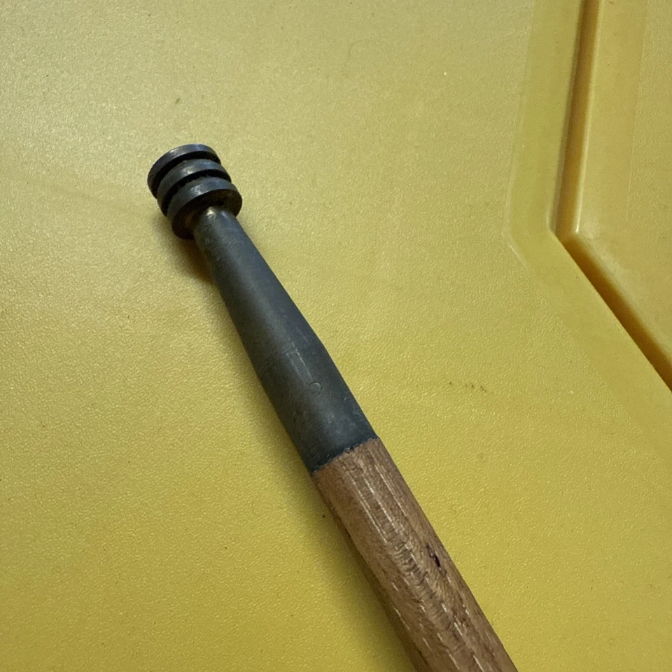 De colección Cargador Bozal Bola Arrancador Bala Arrancador Madera Dura y Latón Caza Foto 3 de 4