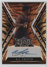2023 Leaf Exotic Young Stars Edition Tiger Prismatic 2/5 AJ Griffin Auto 0f7h