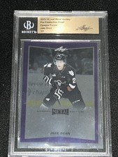 JAKE BEAN ROOKIE 1/1  BGS Encased Proof 2015-16 Leaf Metal