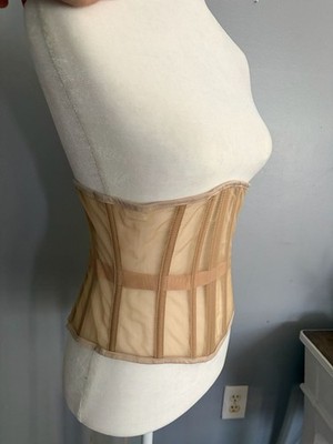 Perfect Corset Underbust Corset Top for Women, Beige, Size L