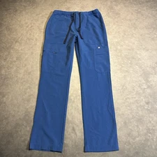 FIGS Scrub Pants Mens Small Blue Technical Collection Cargo Stretch