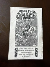 Order From Chaos Half Sheet Promo 1991