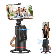 Auto Face Tracking Tripod, with Gesture Control 360  Rotation Phone Camera Mount
