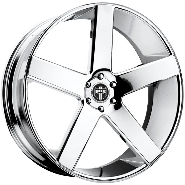 Dub S115 Baller 22x9 5x115 +15mm Chrome Wheel Rim 22" Inch Foto 3 de 4