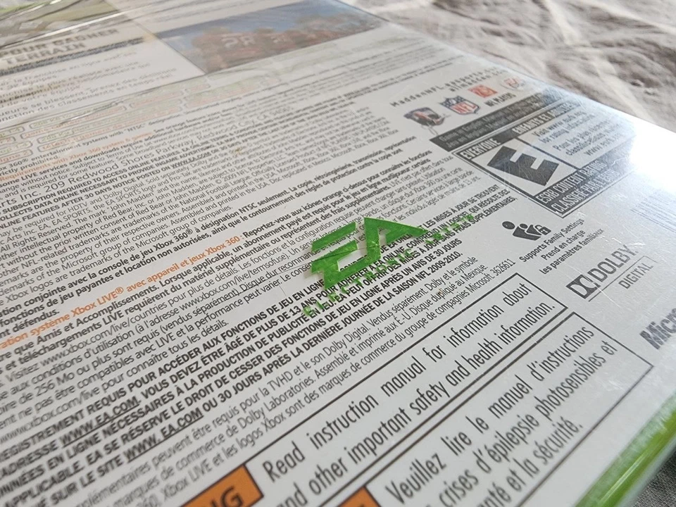 Madden NFL 10 for Xbox 360 - SEALED, BNIB - Image 3 of 4