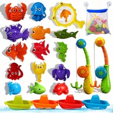 Toddler Bath Toys for Kids Ages 1-3, 22 PCS Mold Free Bath Toys Toddlers 2-4 ...