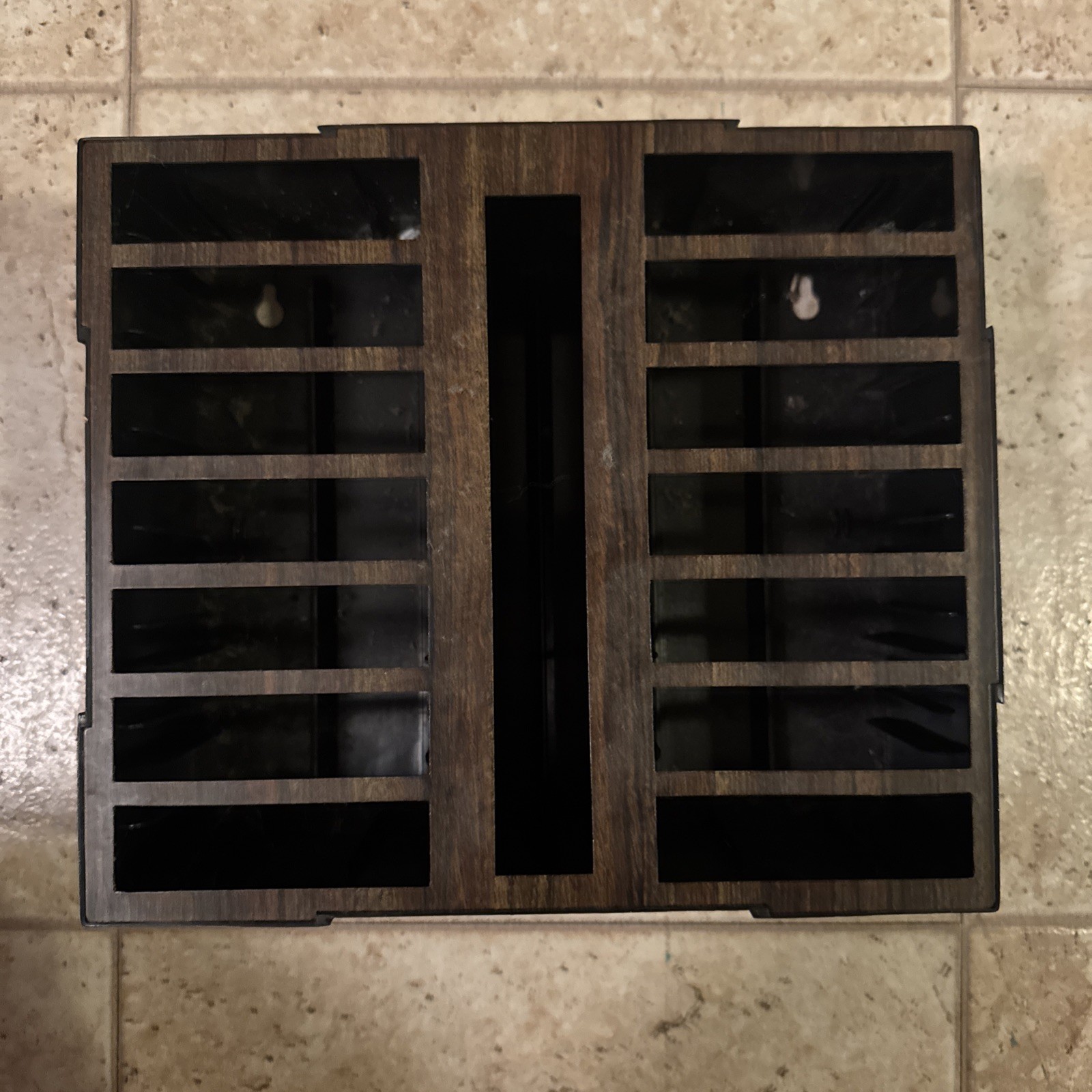 Atari 2600 14 Game Storage Organizer Box Cartridge Case Holder Vintage 80s