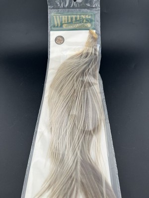 *Whiting Herbert Miner Bronze Dry Fly Ginger 1/2 Rooster Saddle Cape