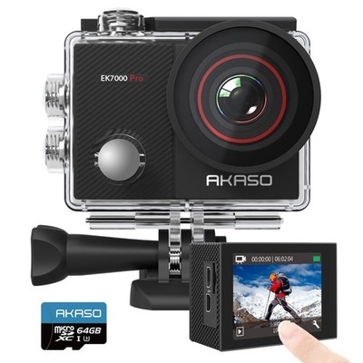 Action Cam 4K 20MP WiFi 40M Unterwasserkamera Wasserdicht Ultra HD Touchscreen