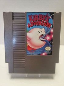 Original Nintendo NES Kirby's Adventure Cartridge and Hard Case Tested and Works