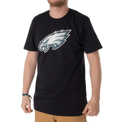 T-Shirt New Era Philadelphia Eagles NOS Pour Homme Noir 46810 - Photo 1/2