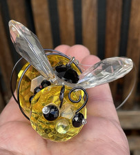Queen Bee Sun Catcher Hanging Acrylic Bumble Bee Sun Catcher Crystal Looking