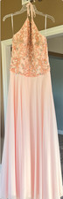 Women's Jovani Soft Peach Formal Dress Size 12