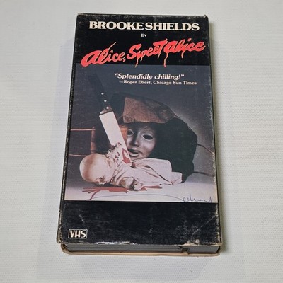 Alice Sweet Alice VHS 1985 GoodTimes Home Video Brooke Shields Horror Thriller
