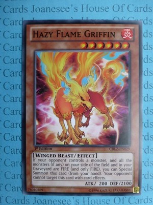 CBLZ-EN029 Hazy Flame Griffin Yu-Gi-Oh Card 1st Edition New