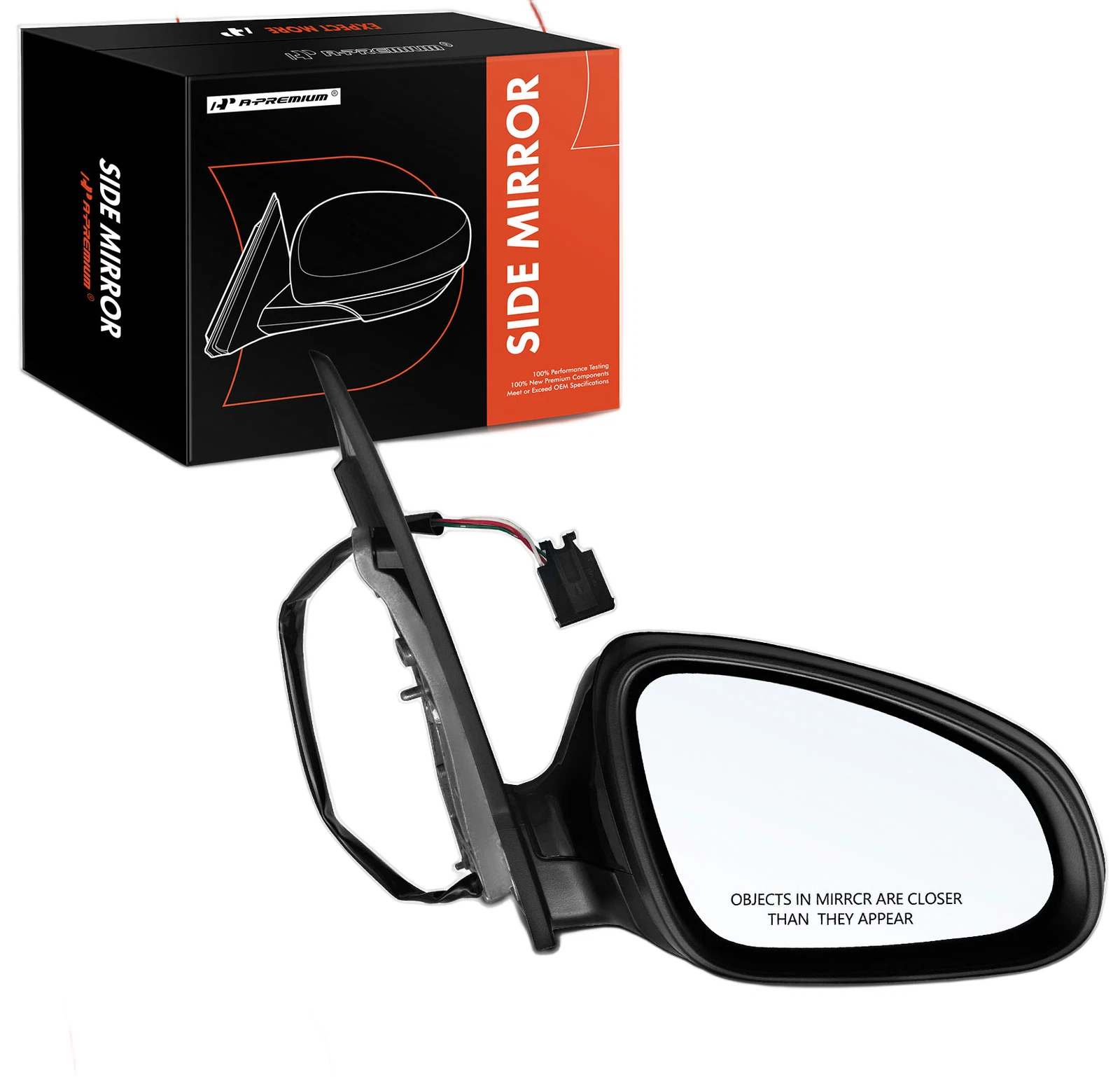 A-Premium Passenger Power Adjust Mirror w/ Power Fold for Buick Verano 2012-2017