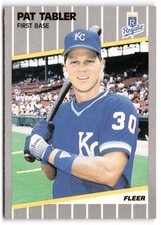1989 Fleer #294 Pat Tabler