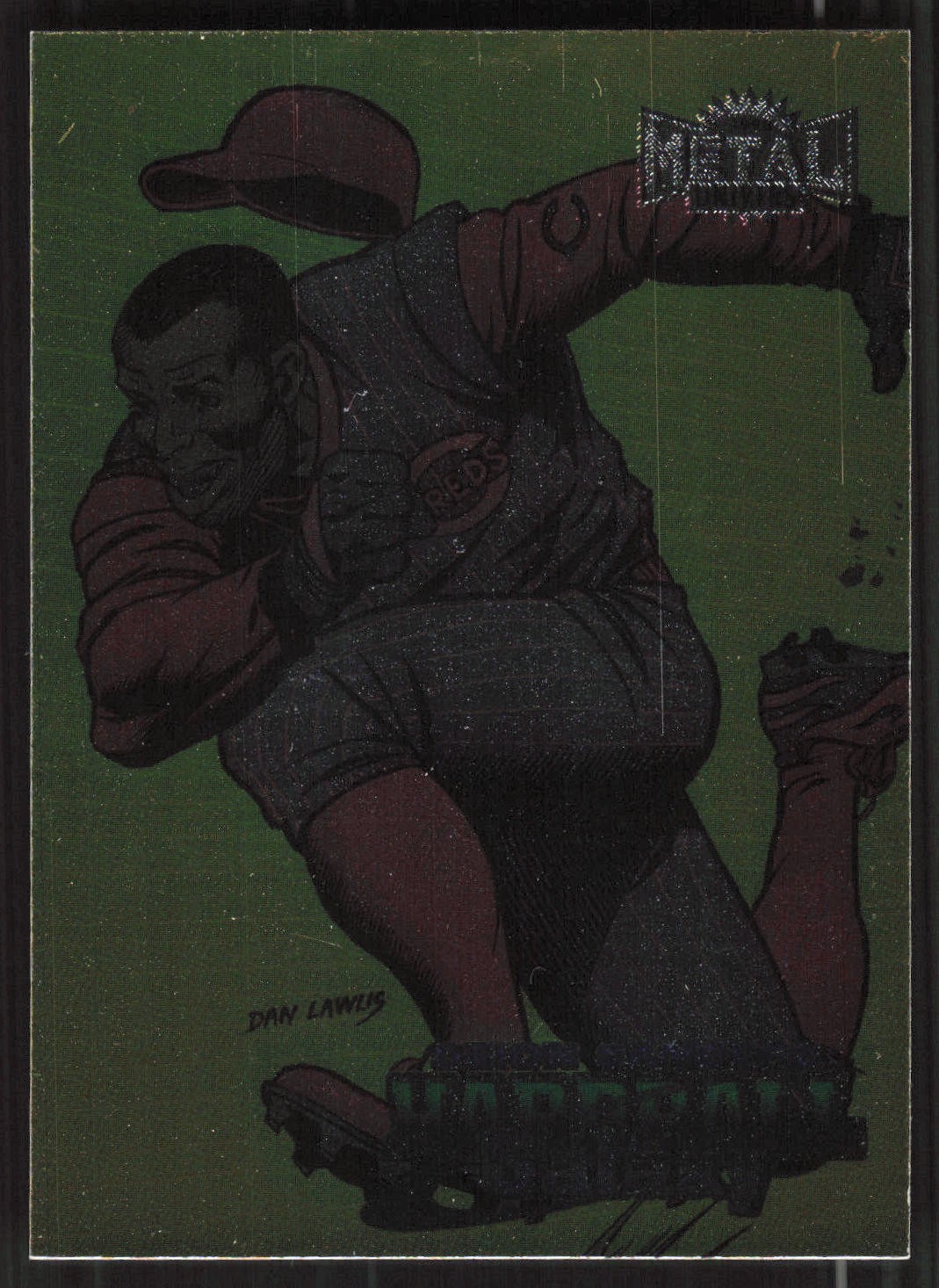 Deion Sanders, 1998 Metal Universe, #207, Cincinnati Reds,