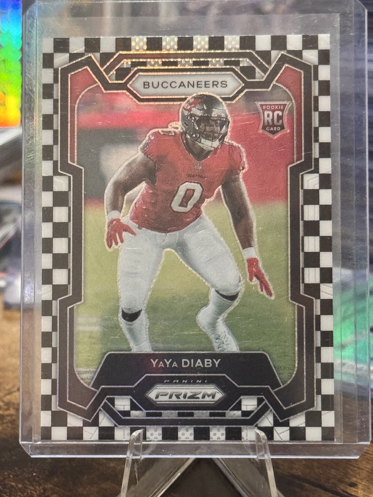 YaYa Diaby Panini Prizm #394 Black & White Checker
