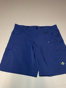 LOCO SKAILS Blue Shorts 100% Polyester Breathable Size 36