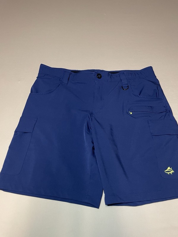 LOCO SKAILS Blue Shorts 100% Polyester Breathable Size 36