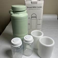 Portable Breast Milk Cooler, 22Oz Large Capacity Stainless Steel TSA Compliant