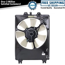 Left Radiator Cooling Fan Assembly Driver Side Fits 2007-2013 Acura MDX