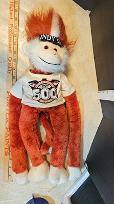 89th Running 2006 Indianapolis 500 Event 20'' Plush Hanging Monkey