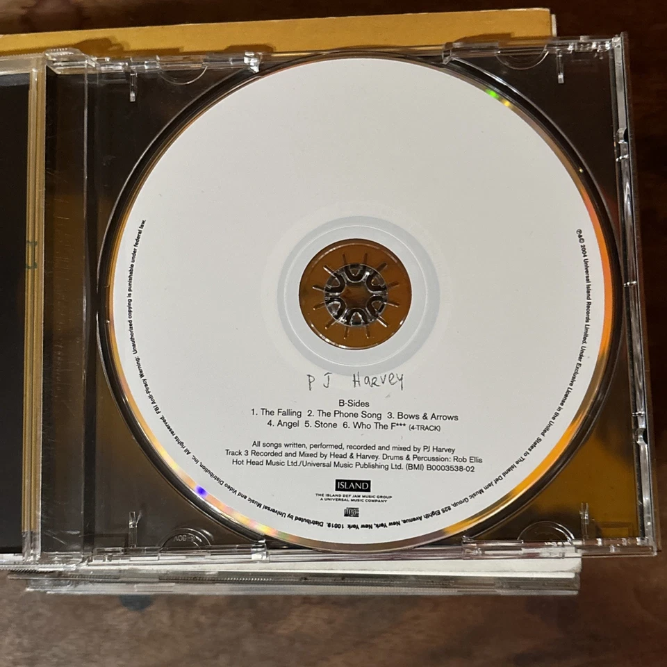 B-Sides (Limited Edition) - PJ Harvey (CD, 2004, Island Records) Foto 3 de 3