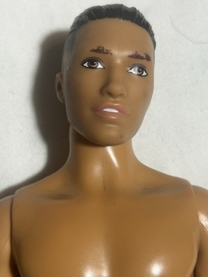 Nude Mattel Barbie fashionista plus sized Ken for OOAK