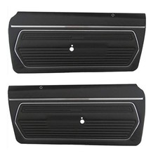 Pui Pd220 Reproduction Front Interior Door Panels 1969 Chevy Camaro Pair Pui Pd220 Reproduction Front Interior Door Panels 1969 Chevy Camaro Pair