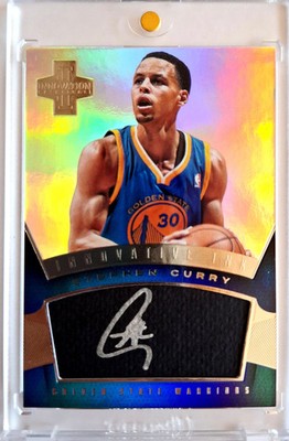 2012-13 Panini Innovation Innovative Ink Stephen Curry Auto Golden State