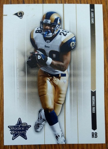 MARSHALL FAULK, 2003 LEAF ROOKIES AND STARS #85, RAMS