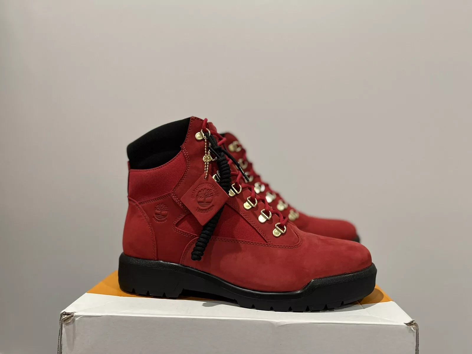 Timberland x Field Boot Limited Red Kith Villa Supreme LV BBC Rare 11,5