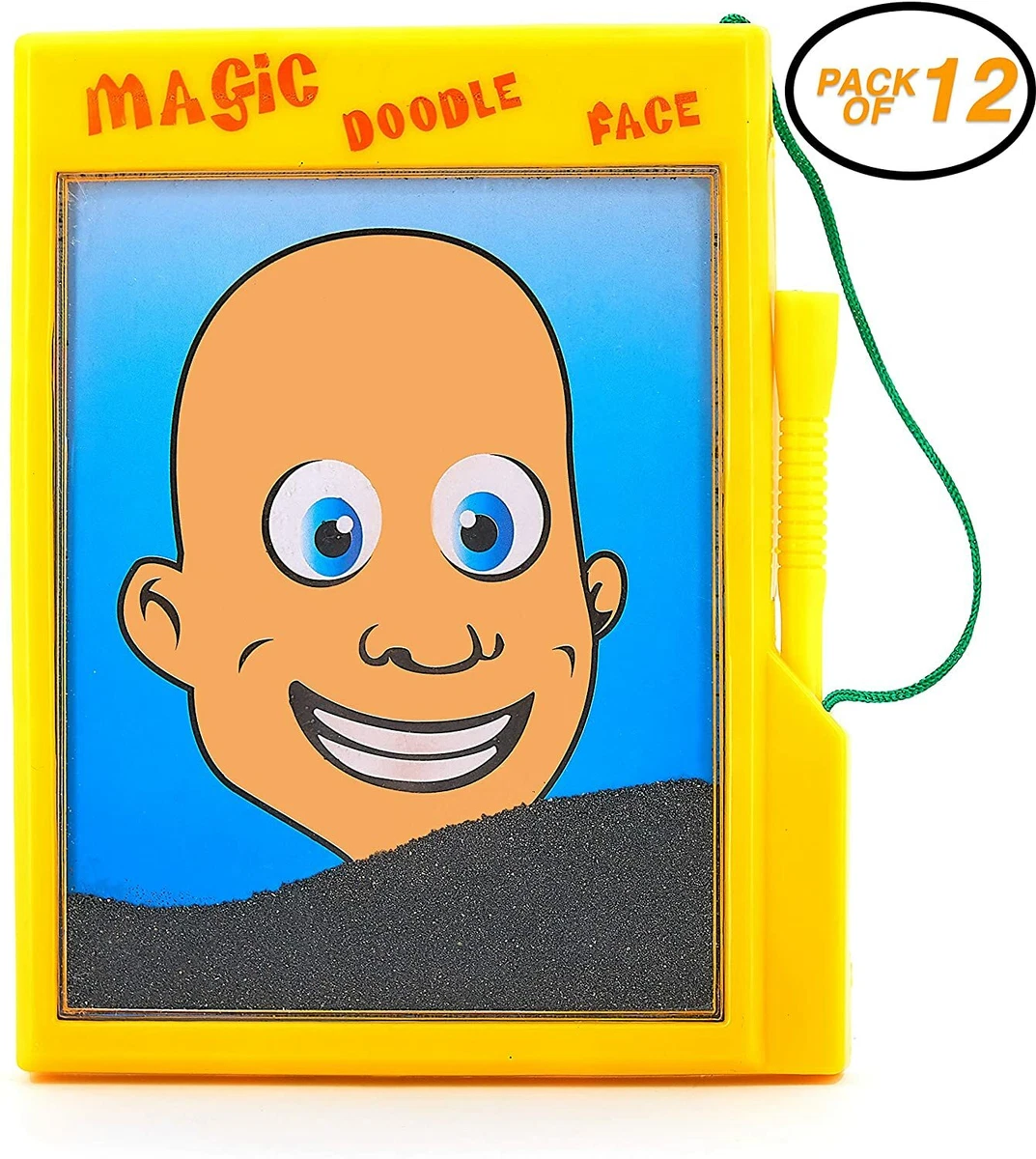 12 Magic Doodle Face Child Magnetic Draw Board Puzzle Game Classic Toys 1 dz