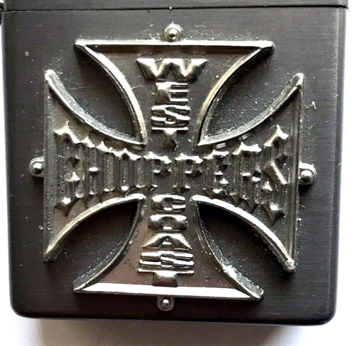 WEST COAST CHOPPERS CIGARETTE LIGHTER - 1980's WCC -- NO FUEL - Picture 2 of 8