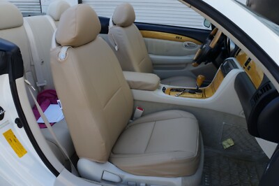for LEXUS SC400 SC300 2002~2010 IGGEE S.LEATHER CUSTOM FIT SEAT COVERS 13 COLORS