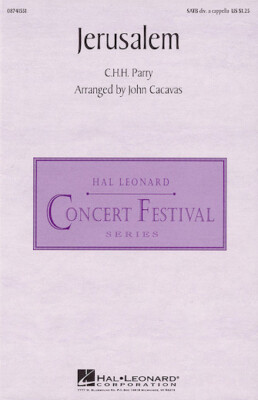 Jerusalem SATB divisi a cappella C.H.H. Parry