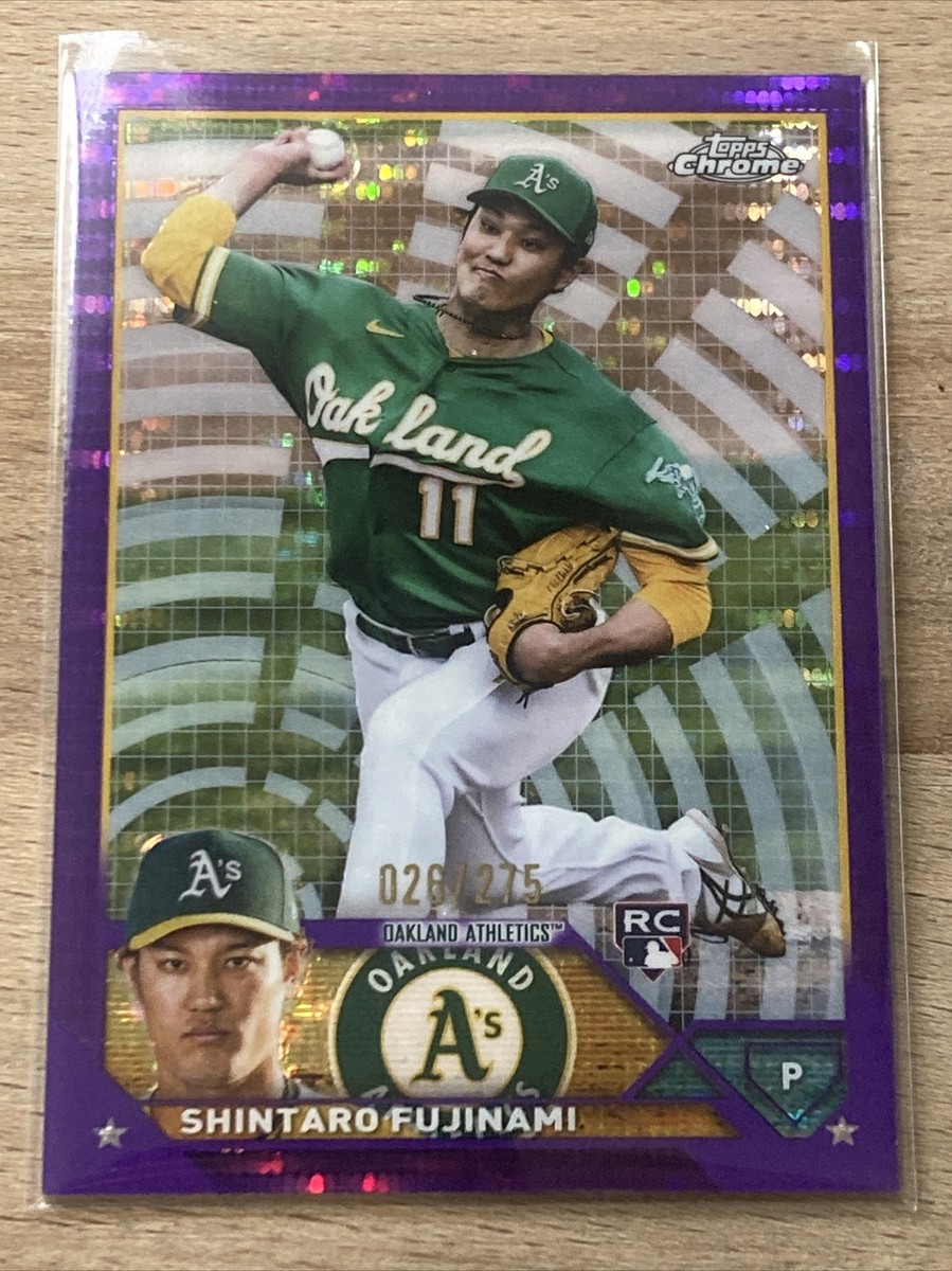 2023 Topps Chrome Purple Sonar Refractor #97 ~ Shintaro Fujinami