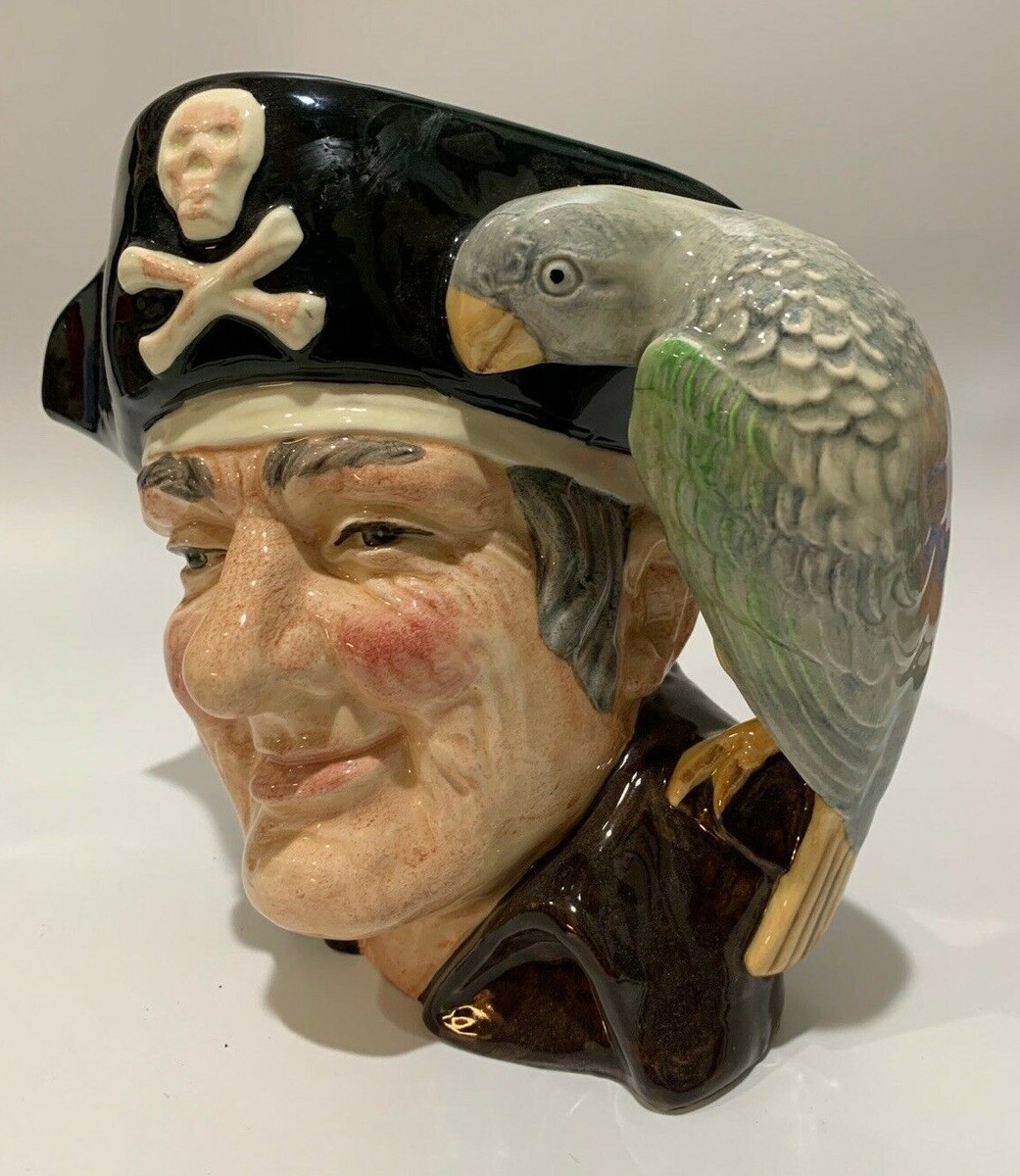 Royal Doulton Long John Silver Character Jug Toby Mug D6335 1951