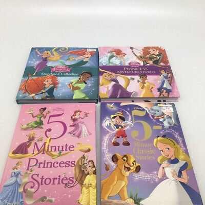 4 Disney Princess Storybook, Princess Advent., 5-minute Princess/Classic Stories