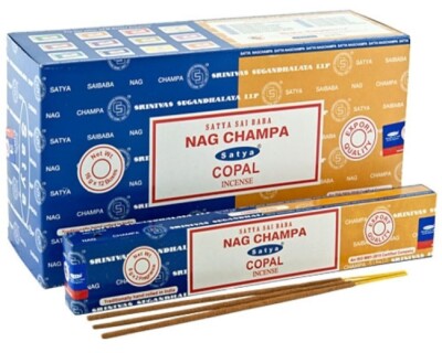 Satya Combo Series - 16 Gram Pack - Nag Champa + Copal