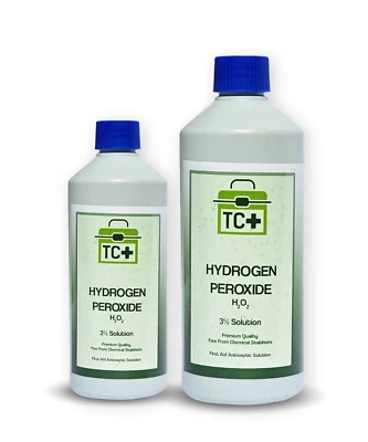 Hydrogen Peroxide 3% 500ml 1L Premium TC Plus Fast Free Delivery