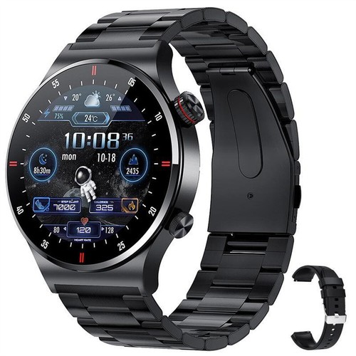 QW33 Bluetooth-Compatible Talking Watch Men's Waterproof Watch For Android iOS - Picture 15 of 20