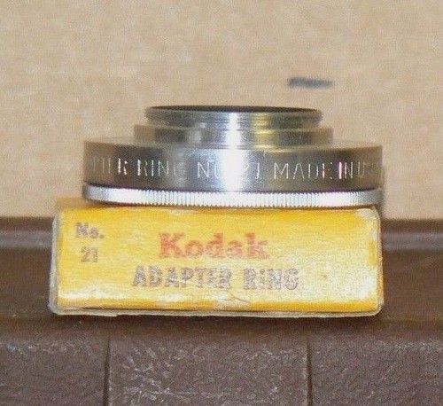Kodak Series V No. 21, 21.7mm Screw-In Adapter with a Retaining Ring